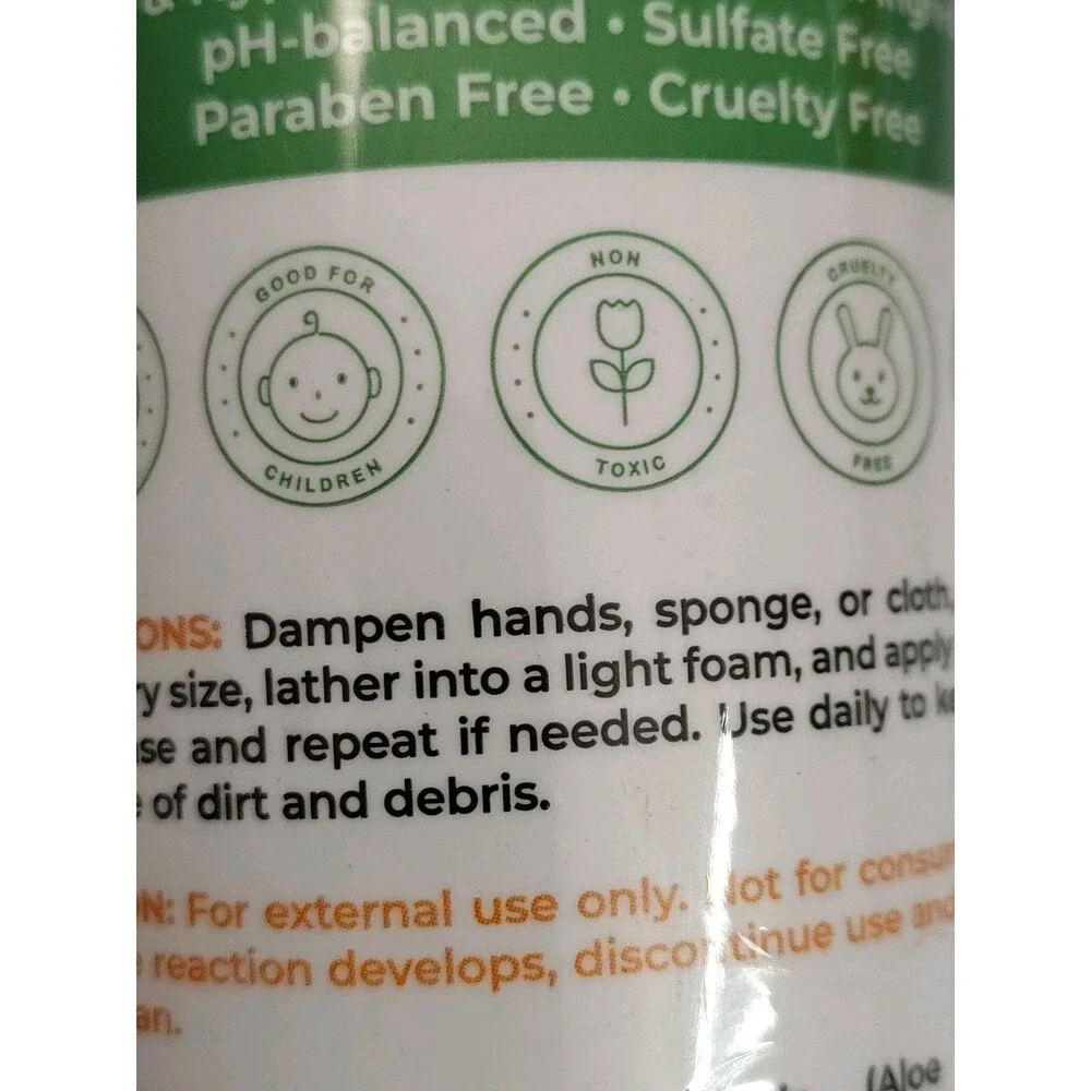 Wild Naturals Kids 2 in 1 Shampoo & Body Wash w/ Aloe Vera Calendula Manuka (2)